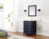 Image of Legion Furniture 24" x 22" x 34.5" Navy Blue Single Sink Bathroom Vanity Without Faucet WS3124-B