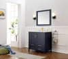 Image of Legion Furniture 36" x 22" x 34.1" Blue Single Sink Bathroom Vanity Without Faucet WA7936-B