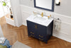 Image of Legion Furniture 36" x 22" x 34.1" Blue Single Sink Bathroom Vanity Without Faucet WA7936-B