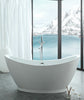 Image of 68 inch Glamorous Pedestal Double Slipper Tub - WE6513