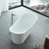 Image of Legion Furniture 67" White Freestanding Slipper Tub - Acrylic - WE6803