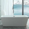 Image of Legion Furniture WE6813 67 Inch White Acrylic Tub, No Faucet