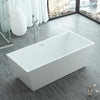 Image of Legion Furniture WE6813 67 Inch White Acrylic Tub, No Faucet