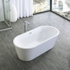 Image of Legion Furniture WE6815-S 67.3 Inch White Acrylic Tub, No Faucet