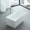 Image of Legion Furniture WE6844 67 Inch White Acrylic Tub, No Faucet