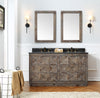 Image of Legion Furniture WH8760 60" Wood Sink Vanity Match With Matble Top - No Faucet