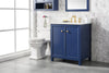 Image of Legion Furniture 30" x 22" x 34" Blue Single Sink Bathroom Vanity WLF2130-B