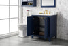 Image of Legion Furniture 30" x 22" x 34" Blue Single Sink Bathroom Vanity WLF2130-B