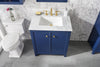 Image of Legion Furniture 30" x 22" x 34" Blue Single Sink Bathroom Vanity WLF2130-B