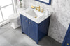 Image of Legion Furniture 30" x 22" x 34" Blue Single Sink Bathroom Vanity WLF2130-B