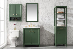 Legion Furniture 30" x 22" x 34" Vogue Green Single Sink Bathroom Vanity WLF2130-VG