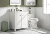 Image of Legion Furniture 30" x 22" x 34" White Single Sink Bathroom Vanity WLF2130-W