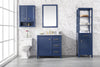 Image of Legion Furniture 36" x 22" x 34" Blue Single Sink Bathroom Vanity WLF2136-B