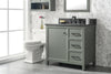 Image of Legion Furniture 36" x 22" x 34" Pewter Green Single Sink Bathroom Vanity WLF2136-PG