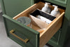 Image of Legion Furniture 36" x 22" x 34" Vogue Green Single Sink Bathroom Vanity WLF2136-VG