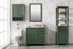 Legion Furniture 36" x 22" x 34" Vogue Green Single Sink Bathroom Vanity WLF2136-VG