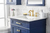 Image of Legion Furniture 30" x 22" x 34" Blue Single Sink Bathroom Vanity WLF2230-B