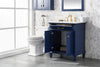 Image of Legion Furniture 30" x 22" x 34" Blue Single Sink Bathroom Vanity WLF2230-B