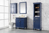 Image of Legion Furniture 30" x 22" x 34" Blue Single Sink Bathroom Vanity WLF2230-B