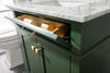 Image of Legion Furniture 30" x 22" x 34" Vogue Green Single Sink Bathroom Vanity WLF2230-VG