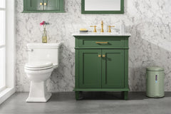 Legion Furniture 30" x 22" x 34" Vogue Green Single Sink Bathroom Vanity WLF2230-VG