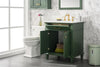 Image of Legion Furniture 30" x 22" x 34" Vogue Green Single Sink Bathroom Vanity WLF2230-VG