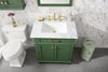 Image of Legion Furniture 30" x 22" x 34" Vogue Green Single Sink Bathroom Vanity WLF2230-VG