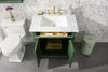 Image of Legion Furniture 30" x 22" x 34" Vogue Green Single Sink Bathroom Vanity WLF2230-VG