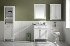 Legion Furniture 30" x 22" x 34" White Single Sink Bathroom Vanity WLF2230-W