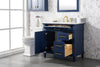 Image of Legion Furniture 36" x 22" x 34" Blue Single Sink Bathroom Vanity WLF2236-B