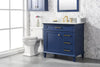 Image of Legion Furniture 36" x 22" x 34" Blue Single Sink Bathroom Vanity WLF2236-B