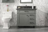 Image of Legion Furniture 36" x 22" x 34" Pewter Green Single Sink Bathroom Vanity WLF2236-PG