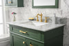 Image of Legion Furniture 36" x 22" x 34" Vogue Green Single Sink Bathroom Vanity WLF2236-VG