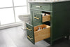 Image of Legion Furniture 36" x 22" x 34" Vogue Green Single Sink Bathroom Vanity WLF2236-VG