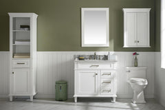 Legion Furniture 36" x 22" x 34" White Single Sink Bathroom Vanity WLF2236-W