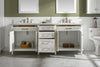 Image of Legion Furniture WLF2260S-W 60 in. White Finish Single Sink Vanity Cabinet with Carrara White Top