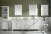 Image of Legion Furniture WLF2260S-W 60 in. White Finish Single Sink Vanity Cabinet with Carrara White Top