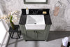 Image of Legion Furniture 30" x 19" x 34" Pewter Green Single Sink Bathroom Vanity Without Faucet WLF6022-PG