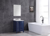 Image of Legion Furniture 24" x 22" x 33.5" Blue Single Sink Bathroom Vanity WT9309-24-B-PVC