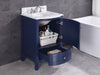 Image of Legion Furniture 24" x 22" x 33.5" Blue Single Sink Bathroom Vanity WT9309-24-B-PVC