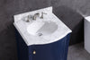 Image of Legion Furniture 24" x 22" x 33.5" Blue Single Sink Bathroom Vanity WT9309-24-B-PVC