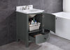 Image of Legion Furniture 24" x 22" x 33.5" Pewter Green Single Sink Bathroom Vanity WT9309-24-PG-PVC