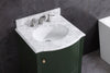 Image of Legion Furniture 24" x 22" x 33.5" Vogue Green Single Sink Bathroom Vanity WT9309-24-VG-PVC