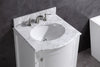 Image of Legion Furniture 24" x 22" x 33.5" White Single Sink Bathroom Vanity WT9309-24-W-PVC