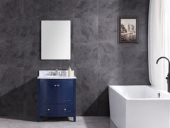 Legion Furniture 30" x 22" x 33.5" Blue Single Sink Bathroom Vanity WT9309-30-B-PVC