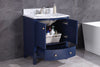 Image of Legion Furniture 30" x 22" x 33.5" Blue Single Sink Bathroom Vanity WT9309-30-B-PVC