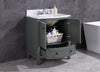 Image of Legion Furniture 30" x 22" x 33.5" Pewter Green Single Sink Bathroom Vanity WT9309-30-PG-PVC