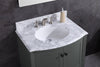 Image of Legion Furniture 30" x 22" x 33.5" Pewter Green Single Sink Bathroom Vanity WT9309-30-PG-PVC