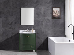 Legion Furniture 30" x 22" x 33.5" Vogue Green Single Sink Bathroom Vanity WT9309-30-VG-PVC