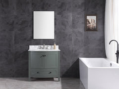 Legion Furniture 36" x 22" x 33.5" Pewter Green Single Sink Bathroom Vanity WT9309-36-PG-PVC